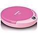 CD-011 - Lettore CD Portatile Walkman Diskman, con Cuffie e Cavo di Ricarica Micro USB, Colore: Rosa - Foto miniatura 2