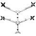 Supporto per 4 monitor Completamente articolabile Premium - Foto miniatura 7