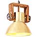 Lampada a Sospensione Industriale 25 W Ottone Rotonda 19 cm E27 - Foto miniatura 1