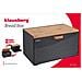 Kb-7464 Portapane In Acciaio E Legno Dal Design Moderno - Foto miniatura 3