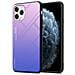 Custodia Compatibile Con Apple Iphone 11 Pro In Rosa - Blu - Coperchio Protettivo Bicolore In Vetro Temperato E Silicone Tpu - Foto miniatura 1
