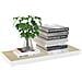 Scaffali A Parete 4 Pz Rovere E Bianco 60x23,5x3,8 Cm In Mdf - Foto miniatura 3
