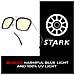 Occhiali Da Gioco E Da Computer | Edizione Stark Industries | Montatura In Acciaio Inossidabile, Tonalità Delle Lenti: Ambra (blocca Il 65% Di Luce Blu E Il 100% Di Luce Uv) - Foto miniatura 9