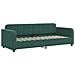 Divano Letto Estraibile Materassi Verde Scuro 80x200 Velluto - Foto miniatura 9