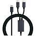 Cavo Usb - Da Usb-c A 24 Pin (m) A Usb-c A 24 Pin (m) - Usb 2.0 - 185 M - Alimentatore Usb (100 W) - Nero (11.0 - Foto miniatura 4