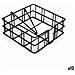 Portatovagliolo Confortime Metallo 18 X 18 X 6,5 Cm (12 Unità) - Foto miniatura 1