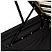 Letto Matrimoniale Contenitore Velluto Nero 180 X 200 Cm Lubbon - Foto miniatura 2