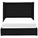 Letto Matrimoniale Contenitore Velluto Nero 180 X 200 Cm Lubbon - Foto miniatura 8