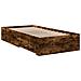 Giroletto Con Cassetti Rovere Fumo 75x190 Cm Legno Multistrato - Foto miniatura 2