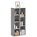 Libreria Grigio Sonoma 50x25x105 Cm In Legno Multistrato - Foto miniatura 1