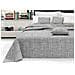 Telo Arredo Copridivano Multiuso Copritutto Misto Cotone Modello Multirighe 180x260 Silver - Foto miniatura 2