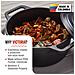 Victoria 32296 Forno Olandese Induzione Ghisa Smaltata 25cm, Pentola 3,8l Senza Ptfe E Pfoa  Nero - Foto miniatura 2