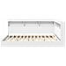 Letto Libreria Bianco 140 x 200 cm Legno multistrato - Foto miniatura 6