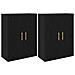 Armadi da Muro 2 pcs Rovere nero 69.5 x 34 x 90 cm - Foto miniatura 1