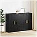 Armadi da Muro 2 pcs Rovere nero 69.5 x 34 x 90 cm - Foto miniatura 4
