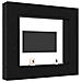Set mobile TV 8 pcs Rovere nero 100 x 30 x 30 cm - Foto miniatura 3