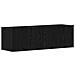 Set mobile TV 8 pcs Rovere nero 100 x 30 x 30 cm - Foto miniatura 6