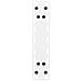 Gambe per Tavolo Consolle Bianche 2 pz 28x(72-73) cm Acciaio - Foto miniatura 7