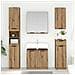 Set di Armadi da Bagno Rovere artigianale Legno multistrato - Foto miniatura 2