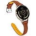 Cinturino In Pelle A Forma Di T Con Vita Sottile Compatibile Con Garmin Venu 3s /huawei Gt4/5/6 41mm / 42mm Brown - Foto miniatura 1