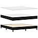 Letto a molle con materasso Nero 180 x 200 cm Tessuto - Foto miniatura 5