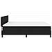 Letto a molle con materasso Nero 180 x 200 cm Tessuto - Foto miniatura 8