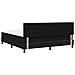 Letto a molle con materasso Nero 180 x 200 cm Tessuto - Foto miniatura 9