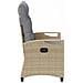 Panchina da giardino Beige e Grigio Chiaro 105 x 60 x 112 cm - Foto miniatura 5