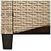 Panchina da giardino Beige e Grigio Chiaro 105 x 60 x 112 cm - Foto miniatura 8
