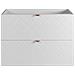 | Mobile sottolavabo 80 cm - Blanc Mat - Mobili bagno - Mobili bagno - Mobile sottolavabo - Senza ripiano - Foto miniatura 4