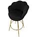 Sgabello Alto Vkh452-nero-metallo-55x53x110 Cm - Foto miniatura 4