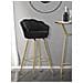 Sgabello Alto Vkh452-nero-metallo-55x53x110 Cm - Foto miniatura 8
