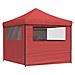 Tenda Party Borgogna 292 x 292 x 315 cm Tessuto Oxford - Foto miniatura 7