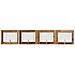 Cancello per cani con supporti 4 pcs Legno antico 80 x 60 cm - Foto miniatura 1