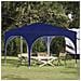 Tenda per feste a pop-up 290 x 290 x 245 cm Blu - Foto miniatura 2