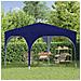Tenda per feste a pop-up 290 x 290 x 245 cm Blu - Foto miniatura 3