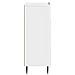Credenza Bianco Lucido 66 x 34,5 x 92 cm Legno ingegnerizzato - Foto miniatura 5