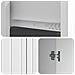 Credenza Bianco Lucido 66 x 34,5 x 92 cm Legno ingegnerizzato - Foto miniatura 7