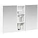 Set di Armadi da Bagno con lo scaffale 3 pcs 80 x 10,5 x 50 cm - Foto miniatura 3