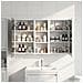Set di Armadi da Bagno con lo scaffale 3 pcs 80 x 10,5 x 50 cm - Foto miniatura 4