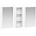 Set di Armadi da Bagno con lo scaffale 3 pcs 80 x 10,5 x 50 cm - Foto miniatura 5