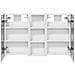 Set di Armadi da Bagno con lo scaffale 3 pcs 80 x 10,5 x 50 cm - Foto miniatura 7
