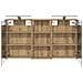 Set di Armadi da Bagno con porta 3 pcs 110 x 10,5 x 60,5 cm - Foto miniatura 7