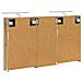 Set di Armadi da Bagno con porta 3 pcs 110 x 10,5 x 60,5 cm - Foto miniatura 9