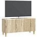 Mobile TV Rovere Sonoma 99 x 34,5 x 50 cm Legno ingegnerizzato - Foto miniatura 2