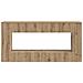 Tavolo consolle Rigato Rovere Artigianale 155 x 29 x 74 cm - Foto miniatura 5