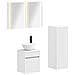 Set di mobili per il bagno 4 pcs Bianco - Foto miniatura 1