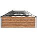 Letto rialzato da giardino Marrone legno 480 x 80 x 24 cm - Foto miniatura 3