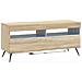 Mobile TV LED Rovere Sonoma Legno ingegnerizzato - Foto miniatura 1