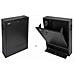 Box per Server Rack da Parete Verticale 19" Serie RWN 2U LxPxH: 600x150x750 mm Nero RAL 9005 - Foto miniatura 3
